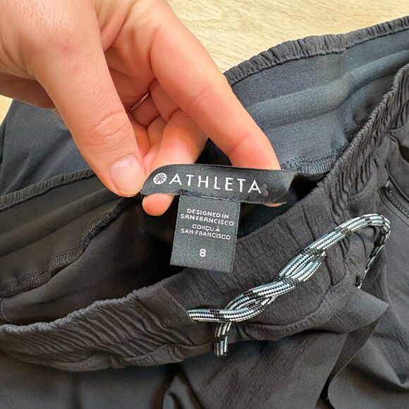 Athleta Trekkie Skort Women's 8 Color Black - Picture 5 of 6